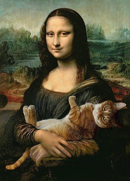 Trefl Mona Lisa and Purring Kitty - obrázek 1