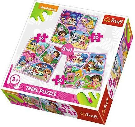 Trefl 3 Puzzles - Dora - obrázek 1