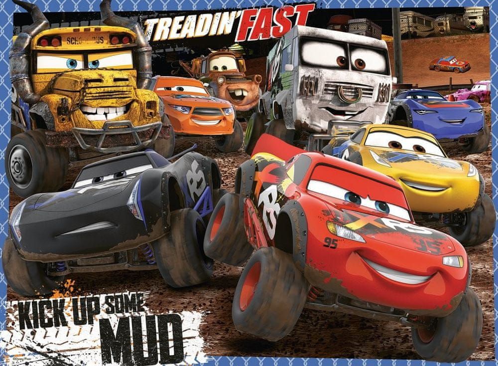 Ravensburger Puzzle 100 dílků XXL dílků - Cars - obrázek 1
