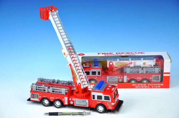 Teddies Auto hasiči plast 30 cm na setrvačník - obrázek 1