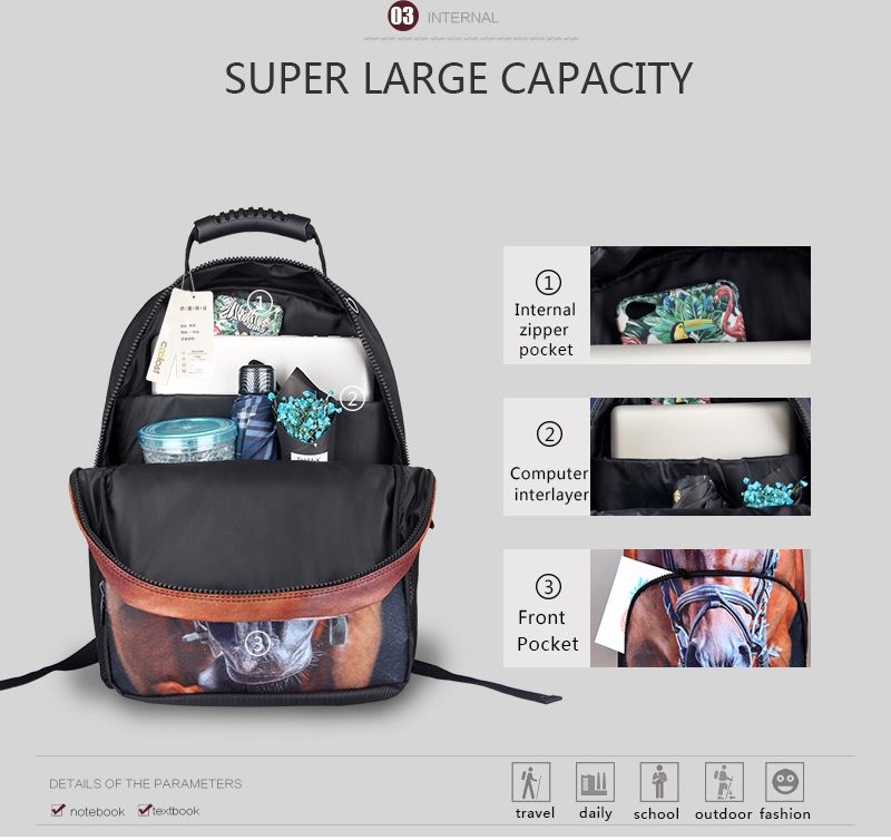 Unisex školní batoh TopBags COOLAST Tiger 24,5 l - obrázek 9