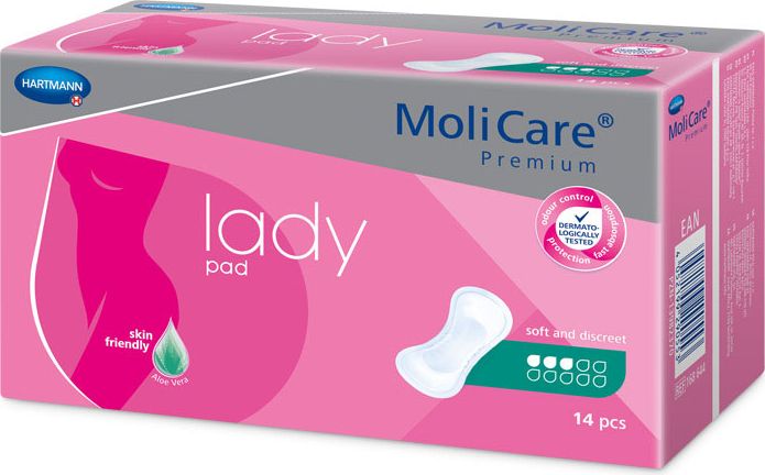 MoliCare Lady 3 kapky dámské inkontinenční vložky 14 ks - obrázek 1