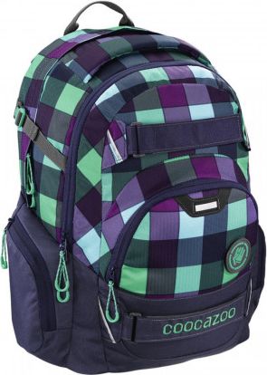 Školní batoh Coocazoo CarryLarry2, Green Purple District - obrázek 1