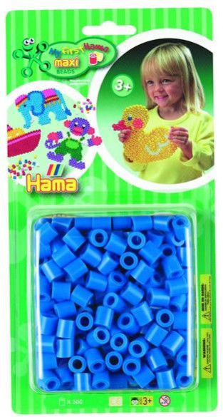 Hama Maxi - korálky modré - 300 Ks - obrázek 1