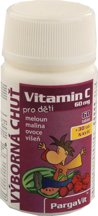 Simply You PargaVit Vitamin C Mix Plus pro děti 90 tablet - obrázek 1