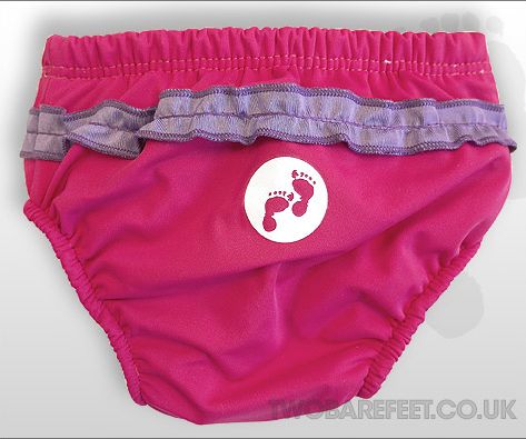 Kojenecké plavky Two Bare Feet malinové Velikosti L 18-24 měsíců - obrázek 1