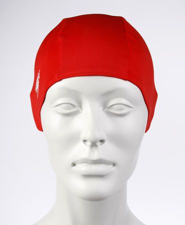 Speedo Polyester Cap Junior červená - obrázek 1