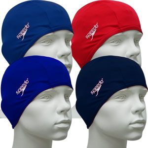 Speedo Polyester Cap Junior červená - obrázek 3