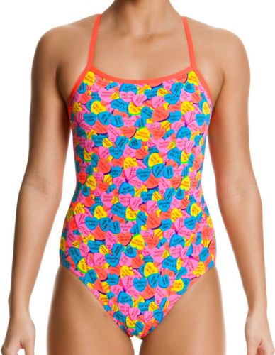 Dívčí plavky Funkita Lane Rope Love Velikosti 8 let - obrázek 2