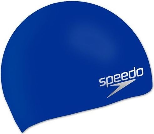 Plavecká čepice Speedo Plain Moulded Silicone Junior modrá - obrázek 1