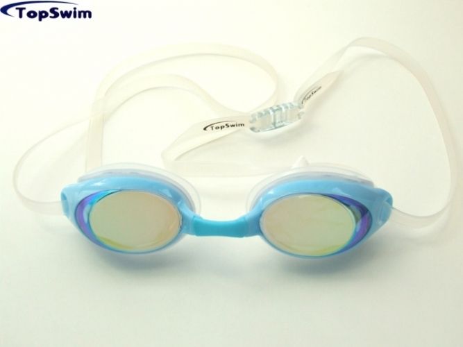 Dětské plavecké brýle TopSwim Dolphin zrcadlové modré - obrázek 1