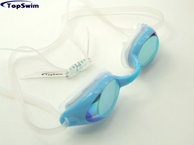 Dětské plavecké brýle TopSwim Dolphin zrcadlové modré - obrázek 2