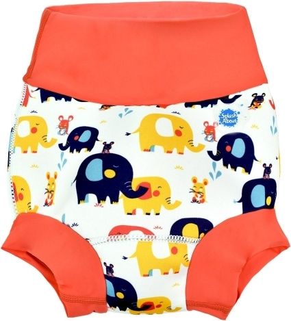 Kojenecké plavky SplashAbout New Happy Nappy sloni velikosti XXL - obrázek 1