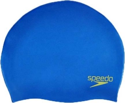 Plavecká čepice Speedo Plain Moulded Silicone Junior modrá II - obrázek 1