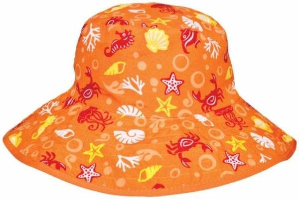 Dětský UV klobouček Kid Banz oranžový velikosti Baby 0-2 let - obrázek 1