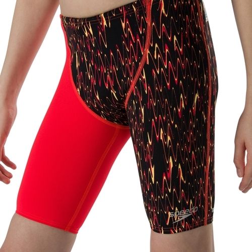 Chlapecké závodní plavky Speedo Fastskin Jammer Junior červené Velikosti 32 (164) - obrázek 5
