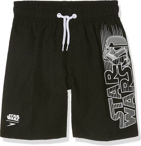 Chlapecké plážové šortky - plavky Speedo  Star Wars černé - obrázek 1