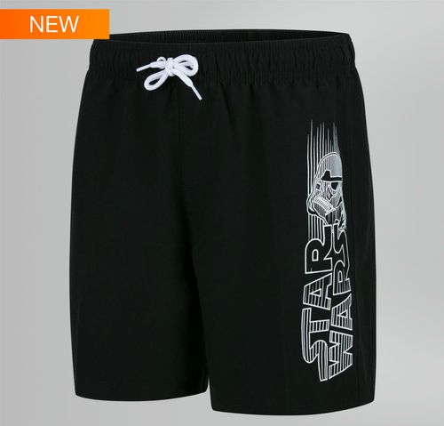 Chlapecké plážové šortky - plavky Speedo  Star Wars černé - obrázek 2