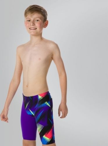 Chlapecké závodní plavky Speedo Fastskin Jammer Junior fialové Velikosti 32 (164) - obrázek 4
