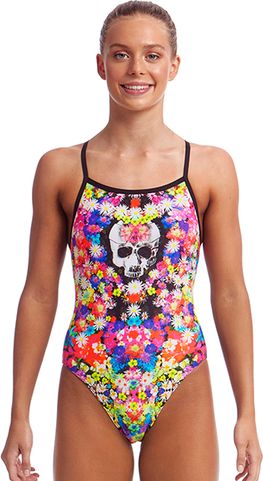 Dívčí plavky Funkita Skull Garden Velikosti 14 let - obrázek 1