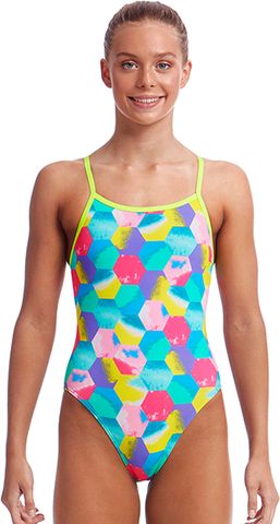 Dívčí plavky Funkita Hexy Back Velikosti 14 let - obrázek 1