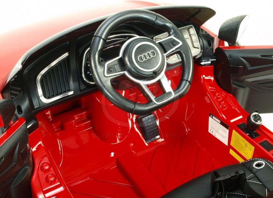 Dětské elektrické autíčko Audi R8 Spyder 2,4Ghz - žluté - obrázek 10