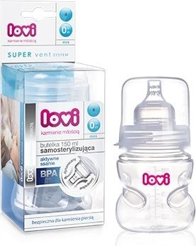 Lahvička LOVI samosterilizační 150ml - super vent system - obrázek 1