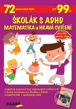 Školák s ADHD: Matematika a hravá cvičení - - obrázek 1