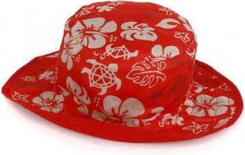 Dětský UV klobouček Baby Kid Banz červený velikosti Kids 2-5 let - obrázek 1