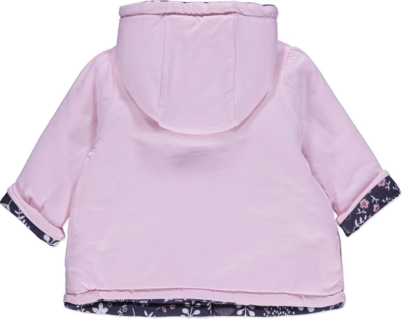 Kojenecká bunda GEORGE, oboustranná, fialová a růžová Velikost: 80 - 86cm (12 - 18 měsíců) - obrázek 4