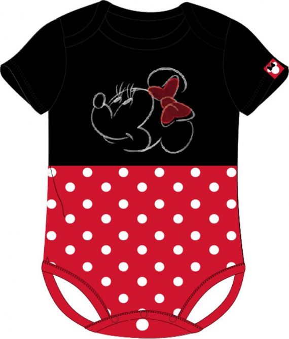 E plus M - Kojenecké / dětské body / tričko s krátkým rukávem Minnie Mouse - Disney - vel. 86 - obrázek 1