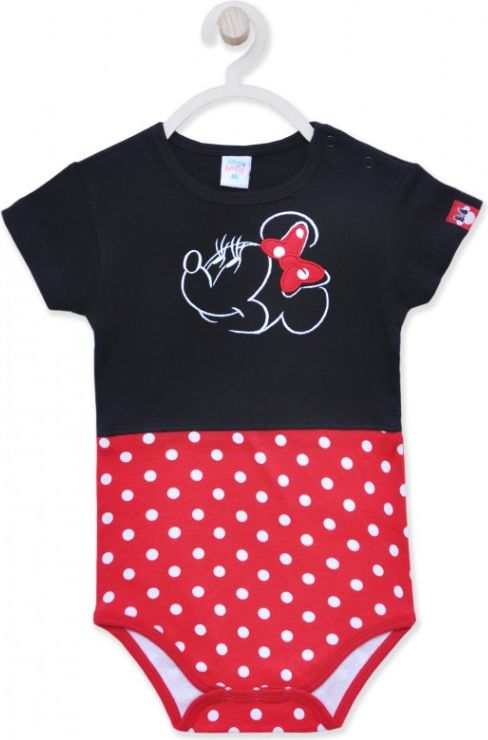 E plus M - Kojenecké / dětské body / tričko s krátkým rukávem Minnie Mouse - Disney - vel. 86 - obrázek 2
