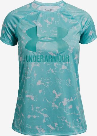 Triko dětské Under Armour | Modrá Zelená | Dívčí | XS - obrázek 1