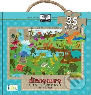 Green Start Dinosaurs Giant Floor Puzzle - - obrázek 1