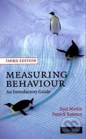 Measuring Behaviour - Paul Martin, Patrick Bateson - obrázek 1