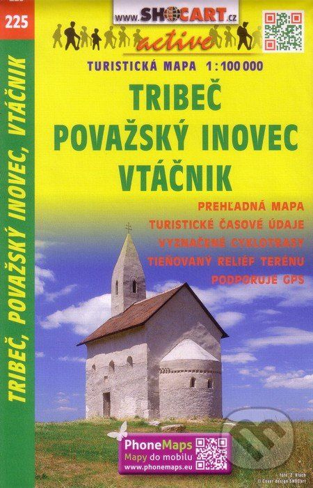 Tribeč, Považský Inovec, Vtáčnik 1:100 000 - - obrázek 1