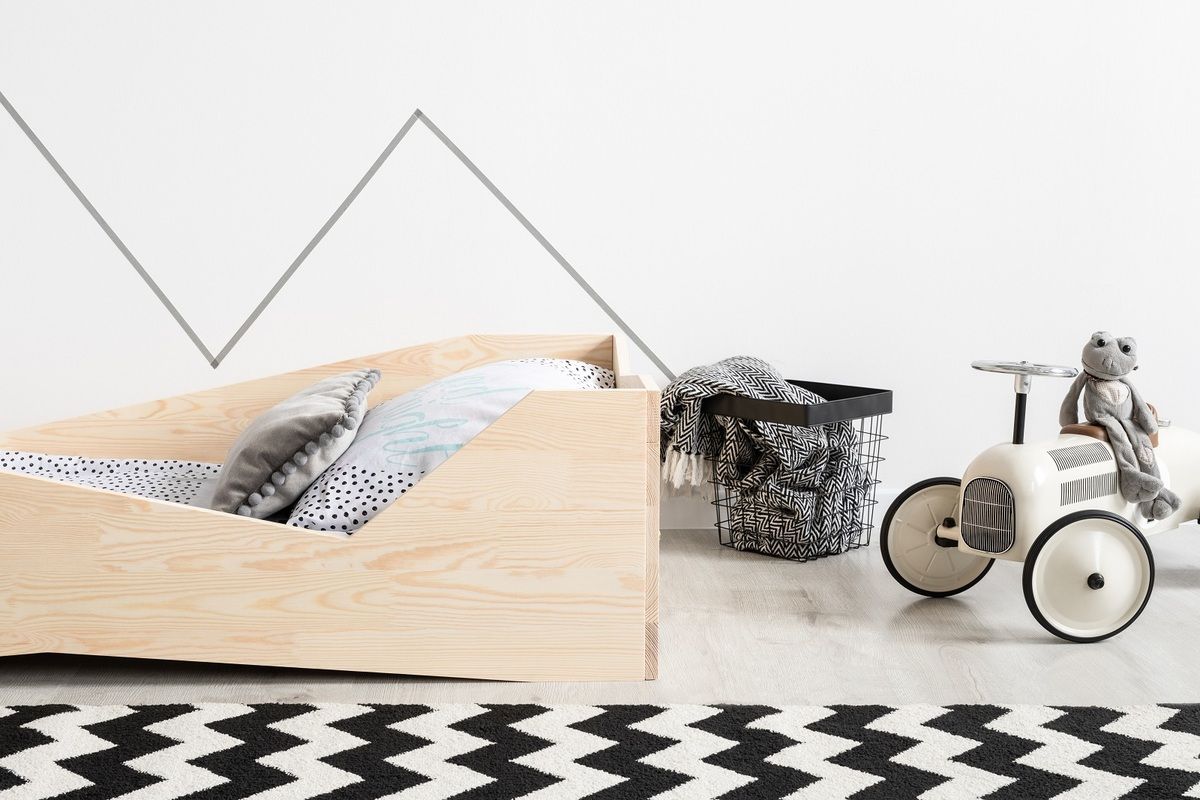 Dětská postel Ourbaby Box Scandi 140x70 cm - obrázek 3