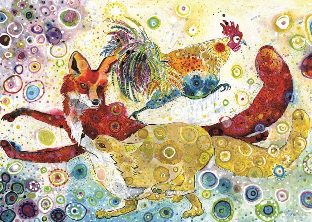 Grafika Puzzle 500 dílků Sally Rich - Leaping Fox's - obrázek 1