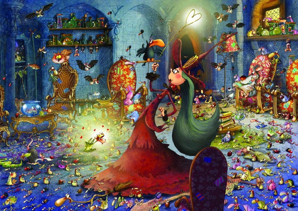 Grafika Puzzle 1000 dílků François Ruyer - Witch - obrázek 1