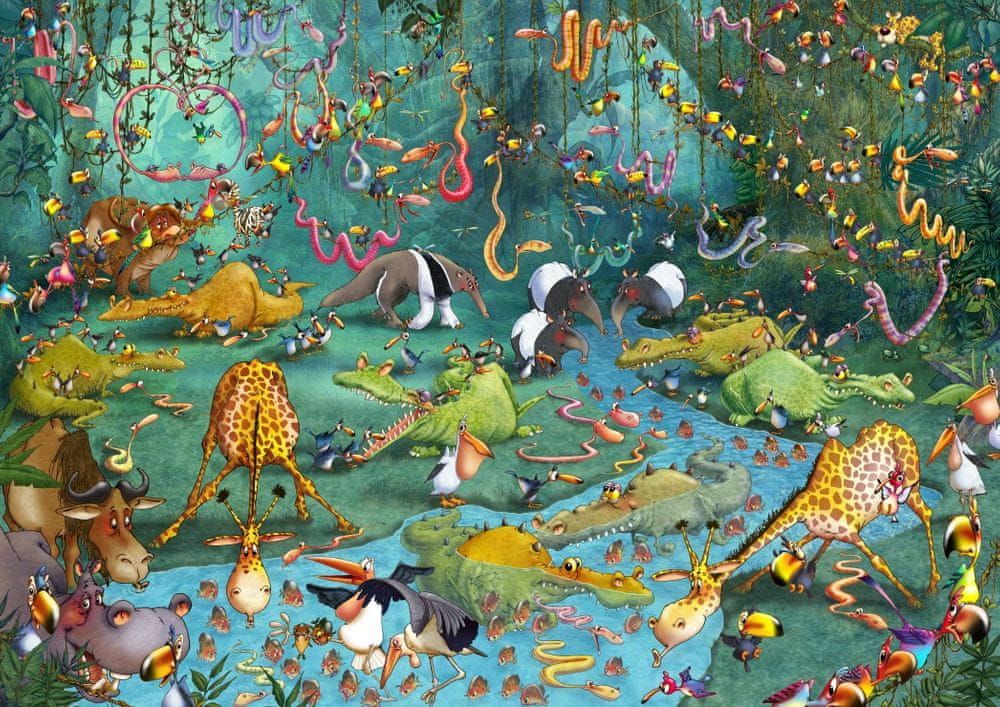 Grafika Puzzle 2000 dílků François Ruyer - Jungle - obrázek 1