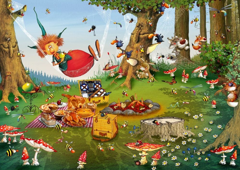Grafika Puzzle 2000 dílků François Ruyer - Witch - obrázek 1