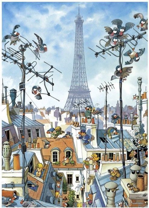 Heye Puzzle 1000 dílků Jigsaw Puzzle - 1000 dílků - Loup : The Eiffel Tow - obrázek 1