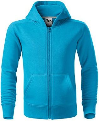 ADLER Czech Dětská mikina Malfini TRENDY ZIPPER 412 tyrkysová 134 - obrázek 1