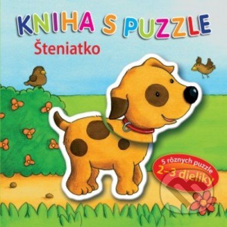 Kniha s puzzle - Šteniatko - - obrázek 1