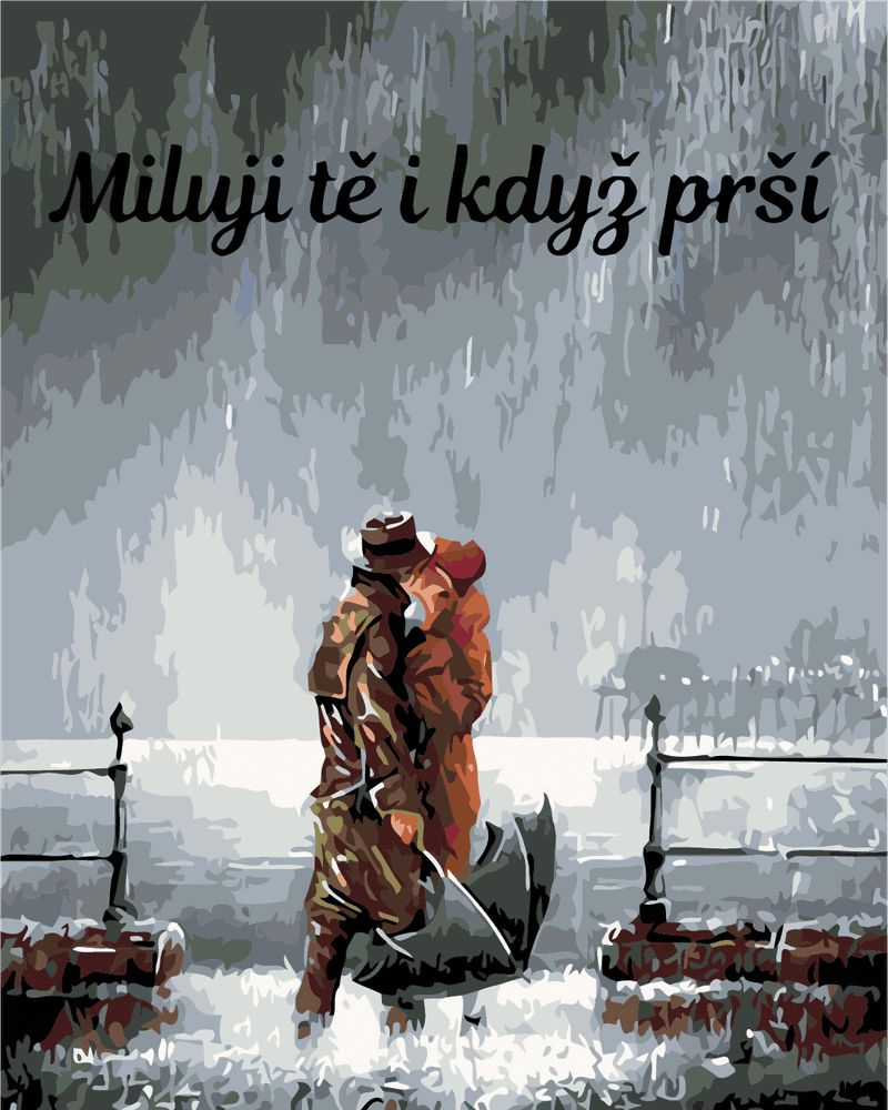 Maluješ Malování podle čísel - I KDYŽ PRŠÍ - 80x100, vypnuté - obrázek 1
