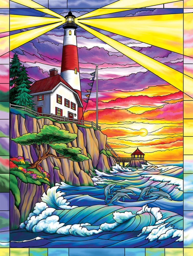 SunsOut Puzzle 300 dílků XXL dílků - Dolphin Bay Lighthouse - obrázek 1