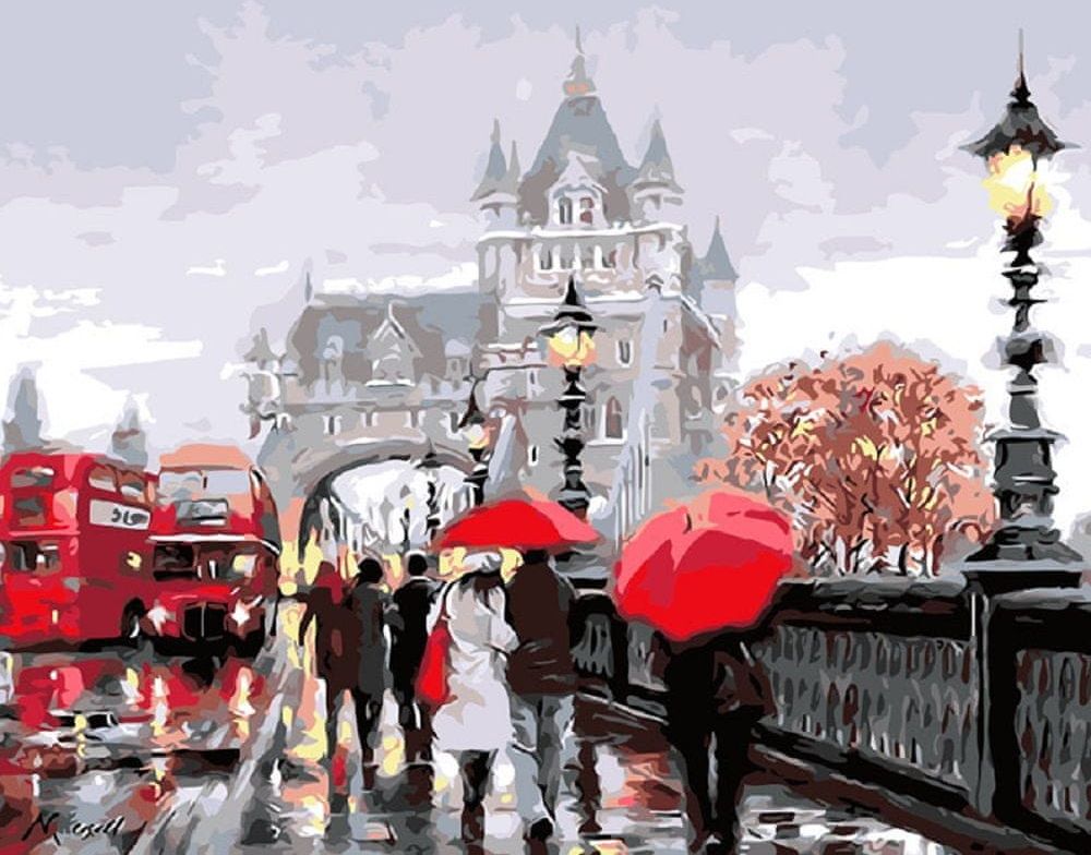 Maluješ Malování podle čísel - LONDÝN - 40x50, vypnuté - obrázek 1