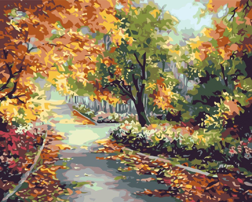 Maluješ Malování podle čísel - KVĚTINOVÁ ZAHRADA - 80x100, vypnuté - obrázek 1