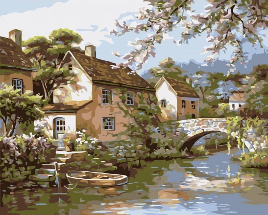 Maluješ Malování podle čísel - MLÝN - 40x50, vypnuté - obrázek 1