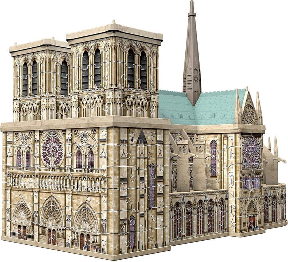 Ravensburger Puzzle 324 dílků 3D Puzzle - Notre Dame, France - obrázek 1